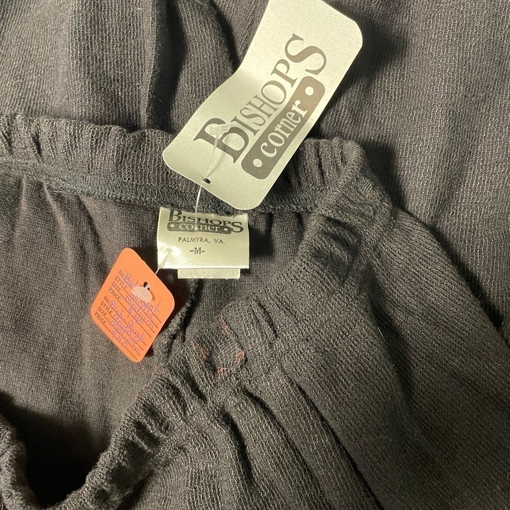 VTG Bishop Corner Black Pull On Trouser Pants - Picture 5 of 5